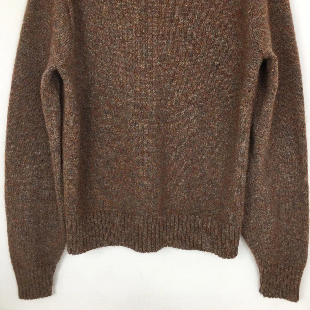 Vintage Puritan Brown Cardigan Sweater Wool Blend Grandpa core Academia Men’s XL